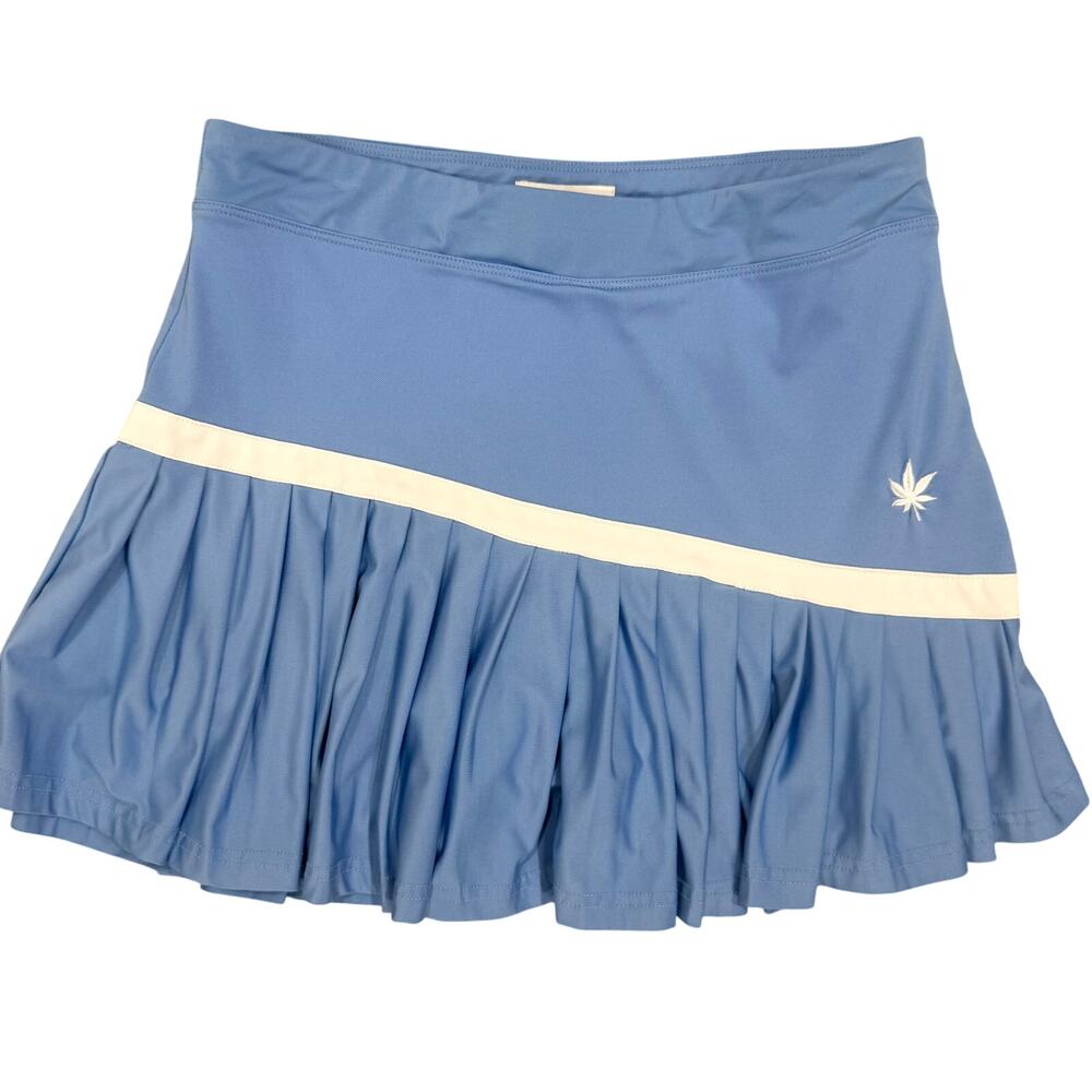 Boast Pleated Tennis Skort Sz. S Blue White Y2K Golf Skirt Preppy Coquette Twee - Picture 6 of 10